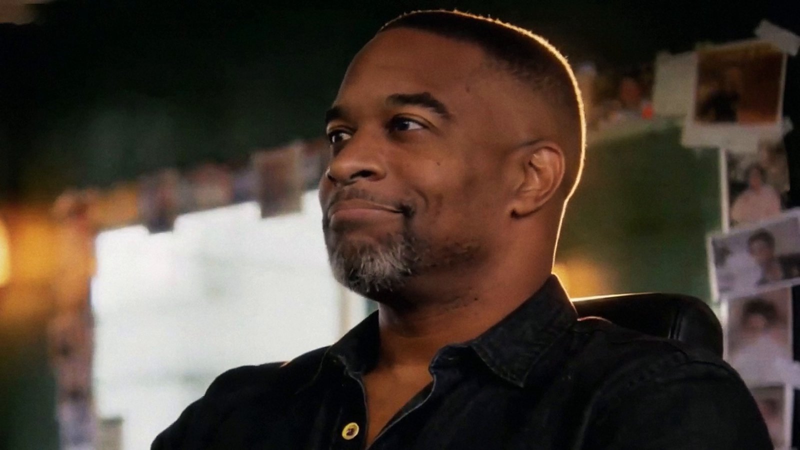 Andre in the first chair, the close angle